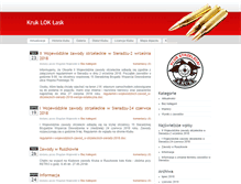 Tablet Screenshot of kruk-lask.pl